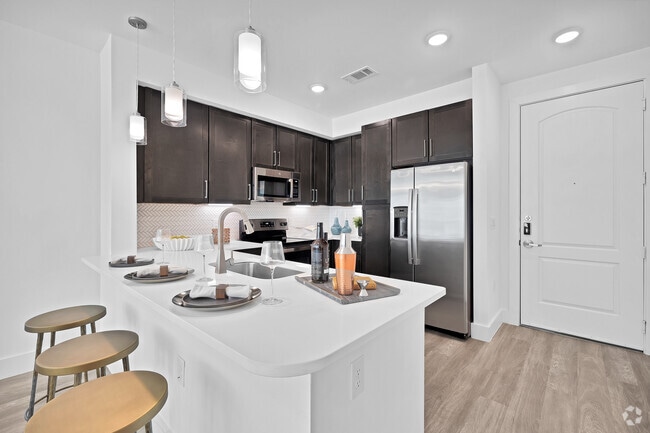 2BR, 1BA - 972SF - Richard - Kitchen - Ely at the Ballpark