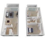 2 Bedroom/1 Bathroom