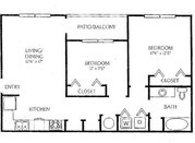 2BR/1BA