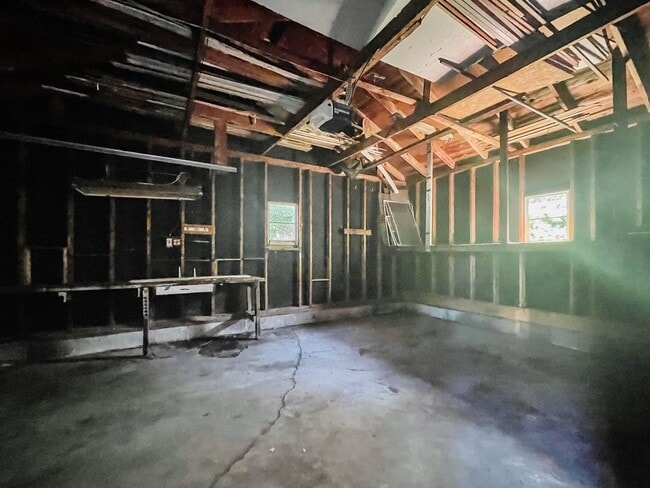 Photo - Attached Garage, Basement, and Shed