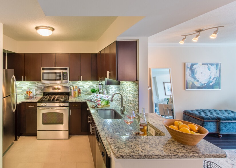 Westbrooke Place Model Kitchen and Living