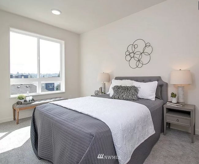 Two bedrooms with walk-in closett