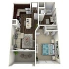 Kravitz - A2.H floor plan Hardy Yards Apartment Homes