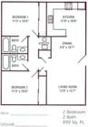 Two Bedrooms, Two Bathrooms