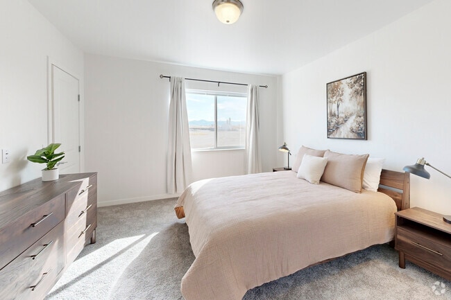 3BR,2BA - 1,057SF - Bedroom 1