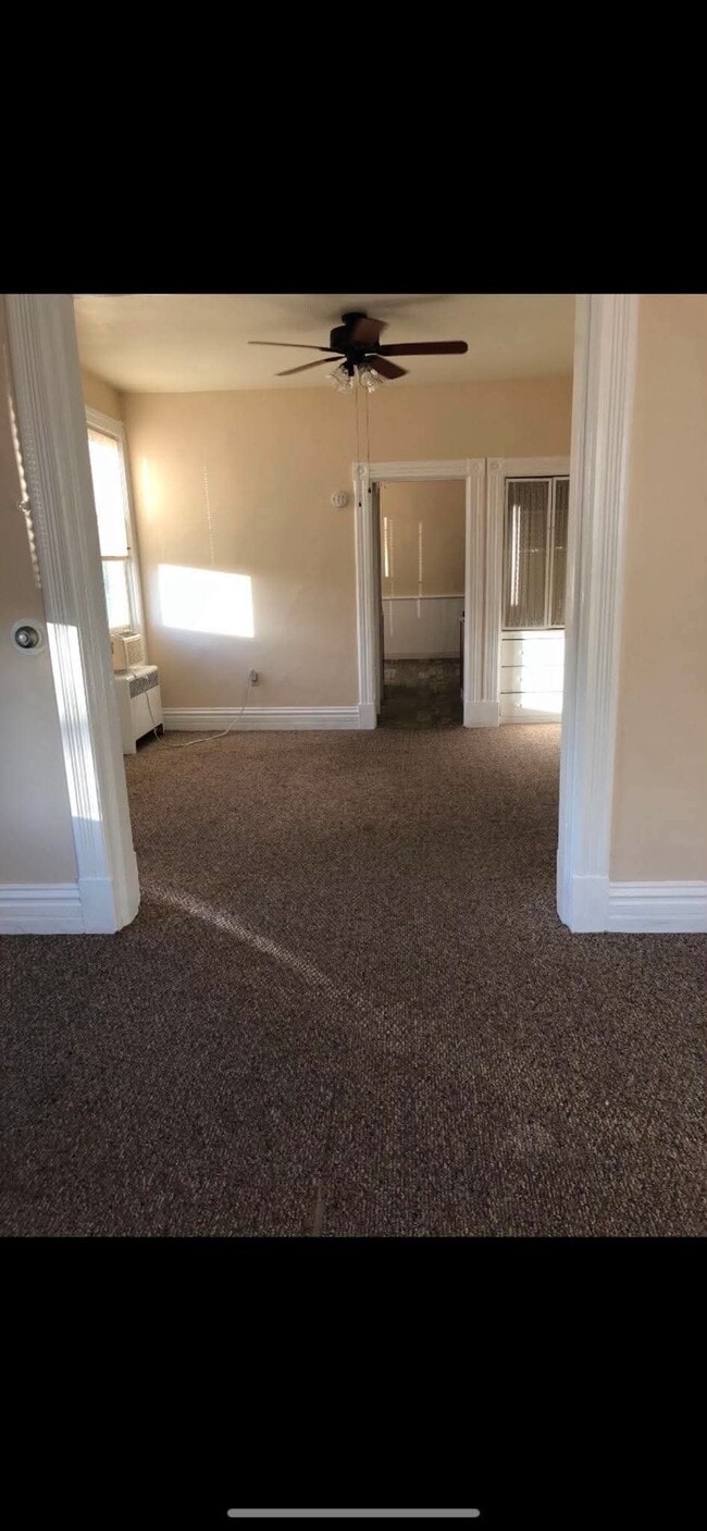 Living room and dining room