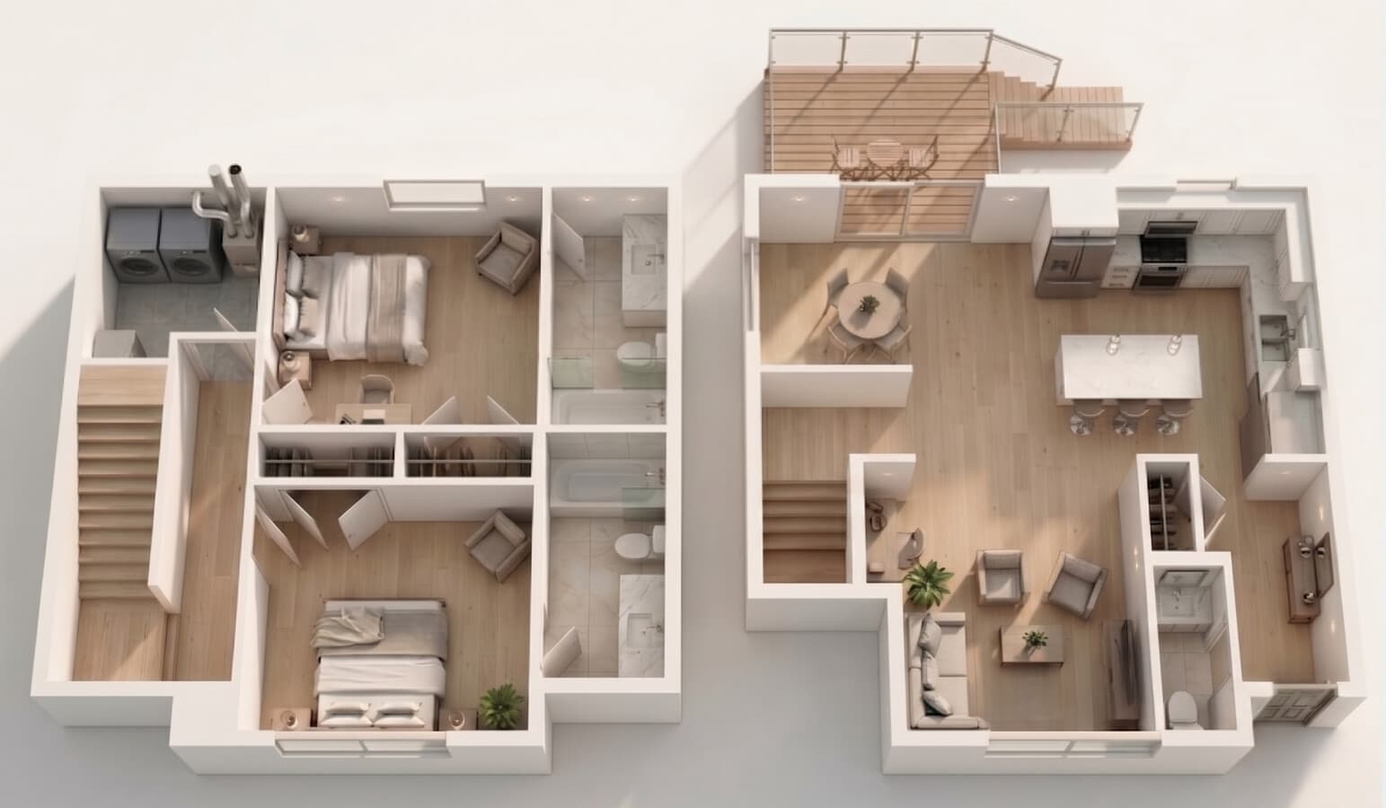 3D Rendering of a typical floorplan at Victoria Heights - Victoria Heights