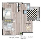 698 - 731 sq ft
