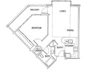 1BR/1BA