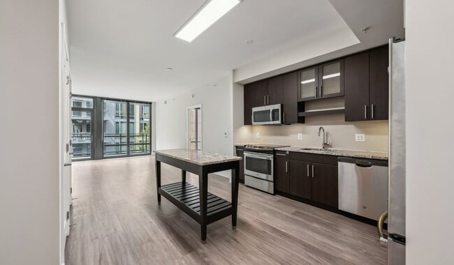 Enjoy a modern kitch with center island