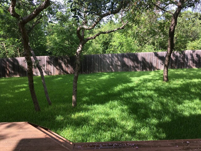 Large, flat backyard! - 12804 Schleicher Trl House