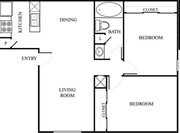 2BR/1BA