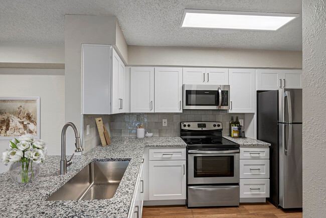 Sleek Granite Countertops - Cortland Lake Howell Apartments