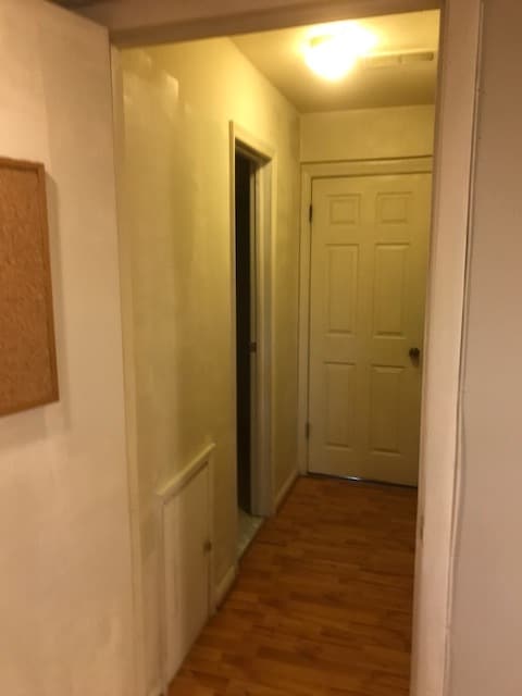Hallway to main house - 4908 Sideburn Rd Unit Studio