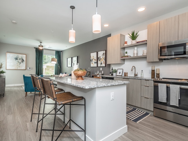 Apartment Kitchen - The Point at Wrentham Apartments