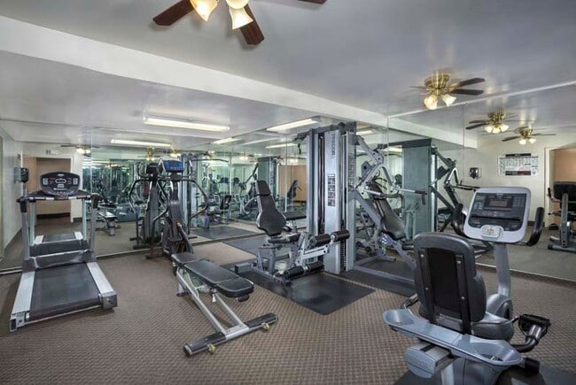 Fitness center at Kenilworth Towers Apartments in Bladensburg, MD