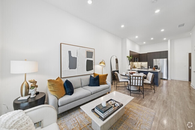 A5 - 1BR, 1BA - 736SF - Living Room - Overlook at Walnut Creek