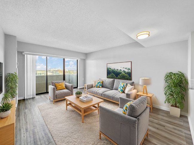 Living Room - The Parker @ Seventh Rental