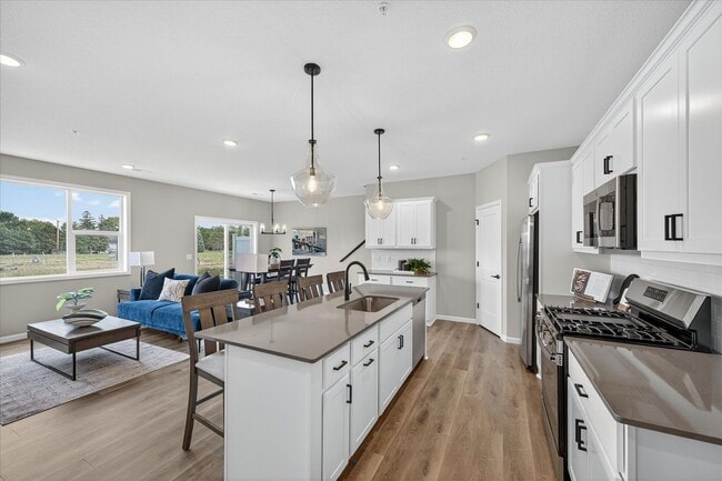 Photo - Westview townhome plan in Corcoran’s Hope Meadows community—a brand-new townhome development near...