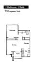 1BR/1BA