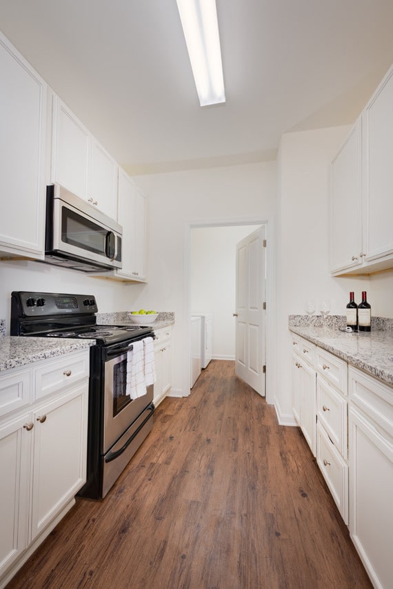Galley Kitchen - Residences at Jefferson Crossing