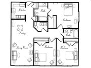 3BR/2BA