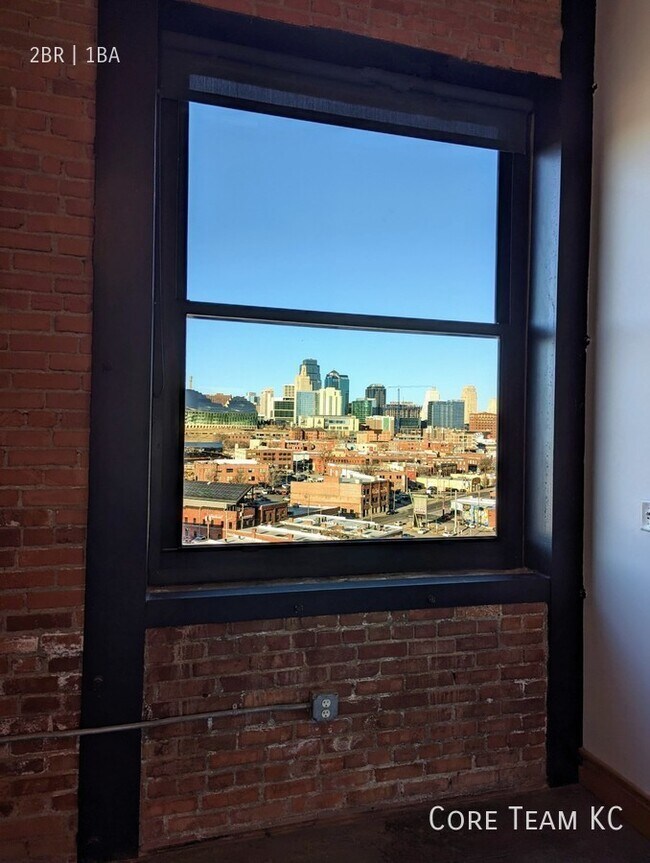 Downtown views! Two bedroom Crossroads Lofts Unit 801 Kansas City, MO