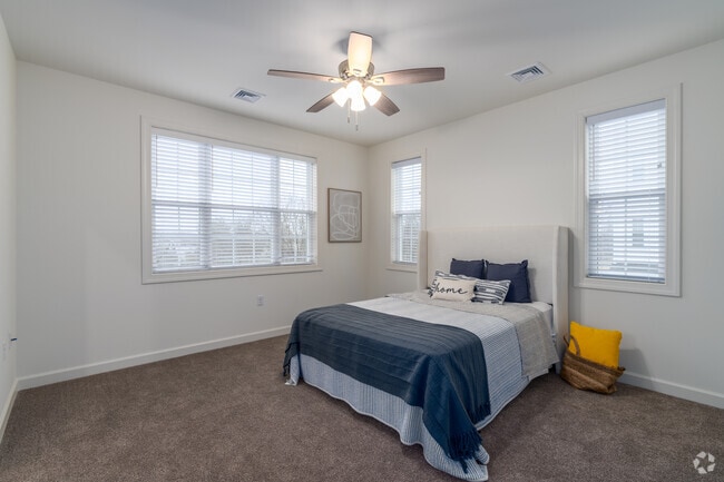 3BR, 2BA -1,372SF - Primary Bedroom