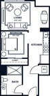 A2U | 1X1 | 488 SQ FT