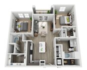 B1 floor plan The Haven at Indigo Square