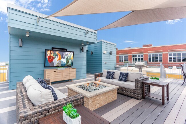 Rooftop Social Lounge with KC Skyline Views