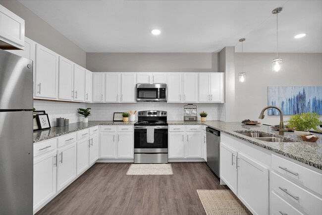 2 Bedroom Inside Apartment - Kitchen