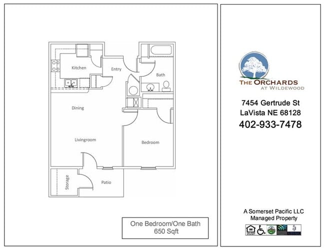 ORCH-One Bedroom FP