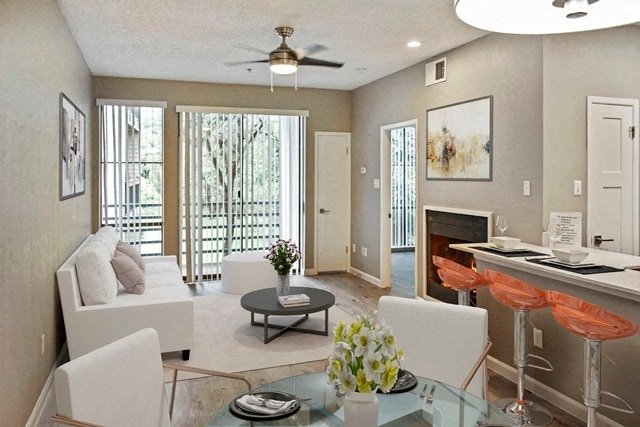 Soho Apartments living and dining area