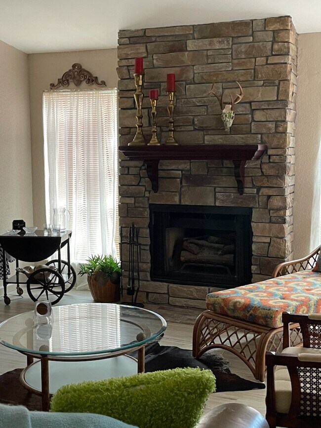 wood burning fireplace - Lago Viejo South