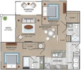 2BR/1.5BA