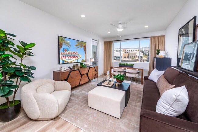 Floor plans include personal patios or balconies - Marlowe South Las Vegas