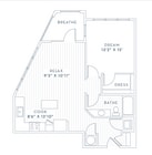 A4 floor plan Presley Uptown
