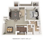 1x1 815 SQ FT