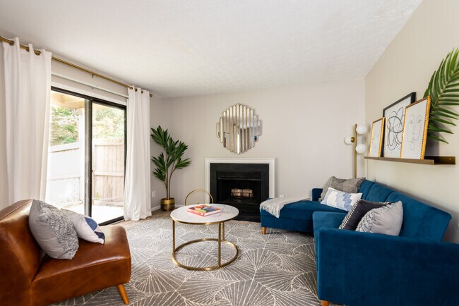 Living Room with Fireplace