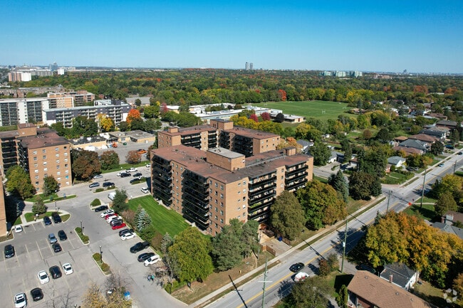 Aerial - 7411 & 7433 Yonge St. and 20 & 30 Clarke Ave