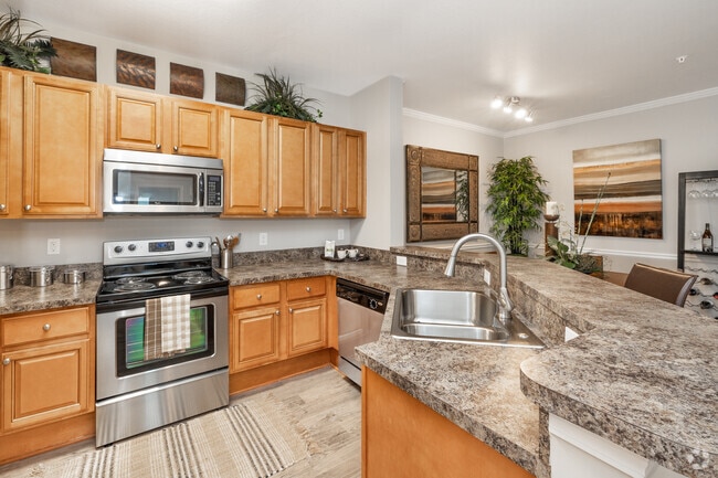 2BR, 2BA, - 1,157 SF - Kitchen