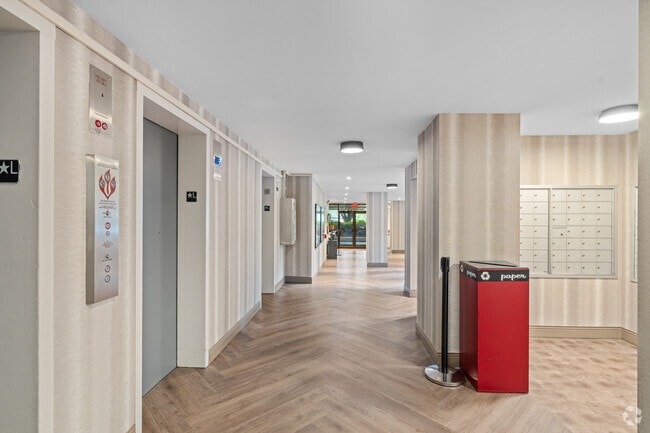 Elevators and Mail Room - Calvert House Apartments