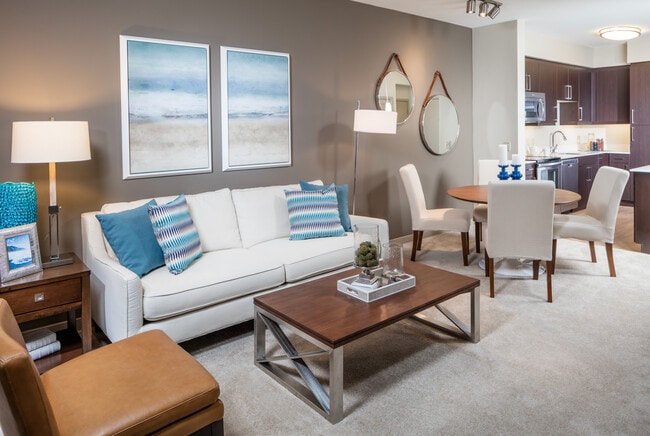 Phase II One Bedroom Espresso Finish Living Dining