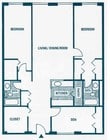 2BR/2BA