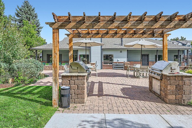 Experience outdoor leisure with a beautifully arranged patio perfect for gatherings.