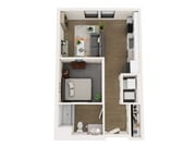 Apartment Home D Floorplan View
