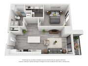 Plano de planta B1a The Glenn