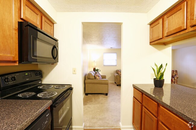 Built in microwave - Royal Manor Apartments