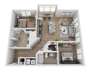 B2 floor plan The Harper At Harmon Meadow